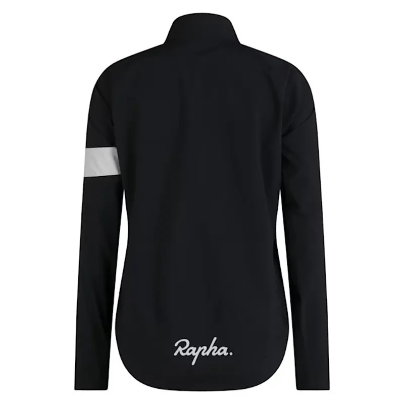 Rapha Women's Core Rain Jacket III In Black/White-1