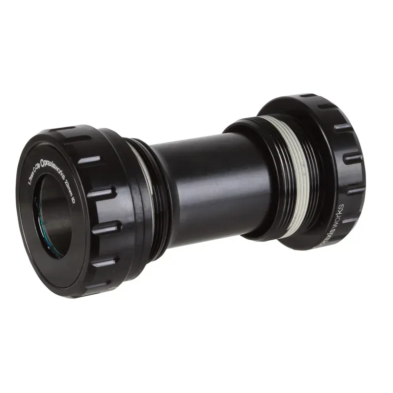 Praxis Works Stainless Steel 68/73mm 24/2mm MTB Bottom Bracket in Black