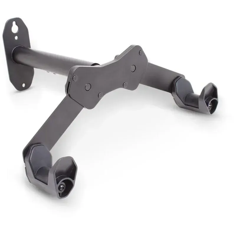 M Part Wall Mounted Horizonal Bike Rack in Black