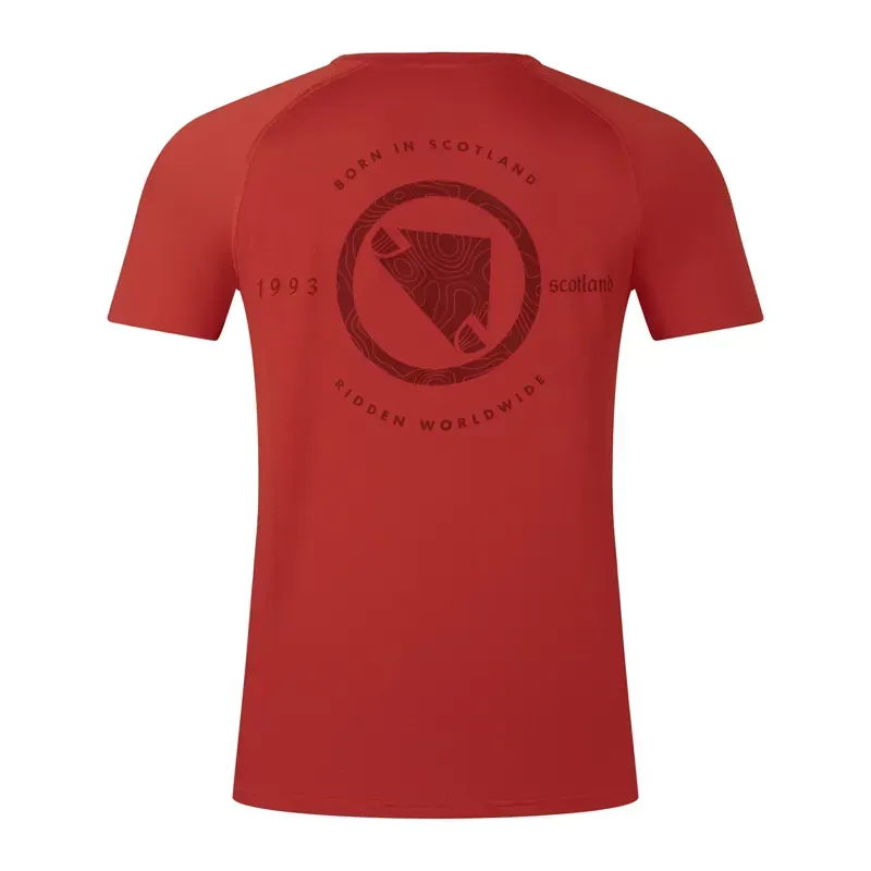 ENDURA LOOP S/S TECH TEE BRICK  XXL-1