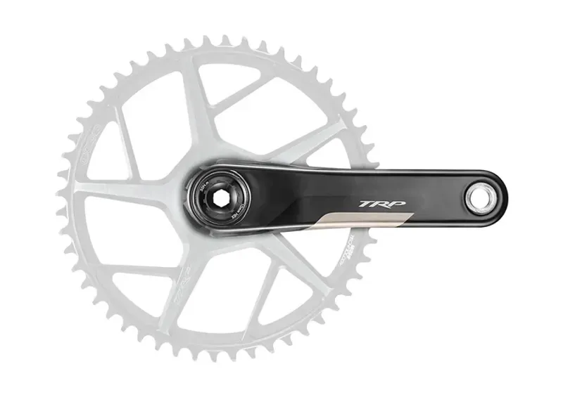 TRP Vistar C8000 165mm Carbon Road Crank w/o Chainring in Grey