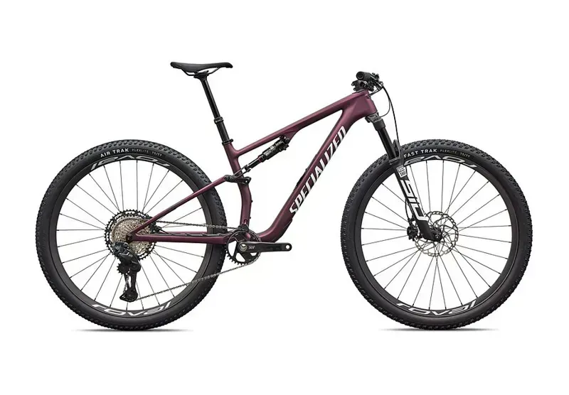 Specialized Epic 8 Expert Di2 Mountain Bike in Satin Bordeaux Metallic