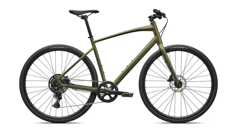 Specialized Sirrus X 2.0 2026 Hybrid Bike in Laurel Green Metallic