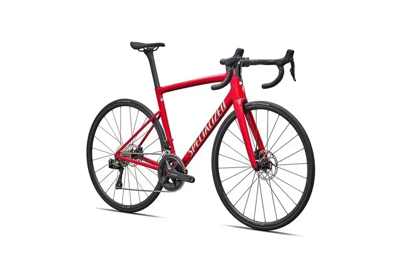 Specialized Tarmac SL8 Comp Road Bike in Red Tint Silver Dust-2