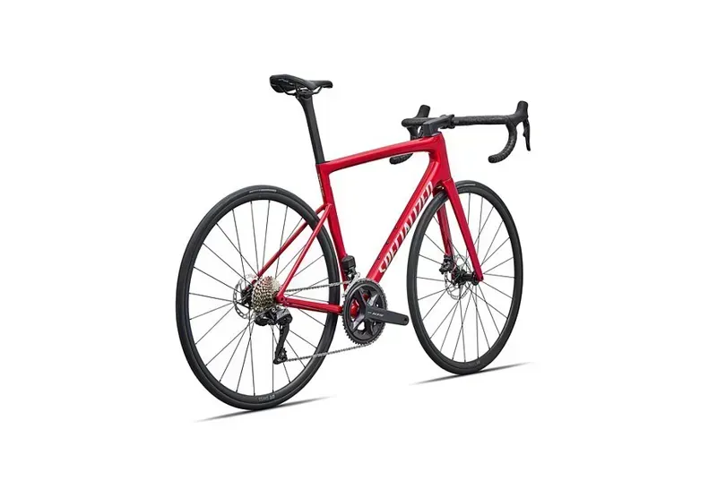 Specialized Tarmac SL8 Comp Road Bike in Red Tint Silver Dust-3