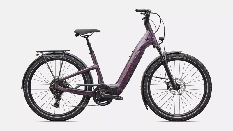 Specialized Turbo Como 4.0 Electric Hybrid Bike in Gloss Nebula Quartz Metallic Impasto