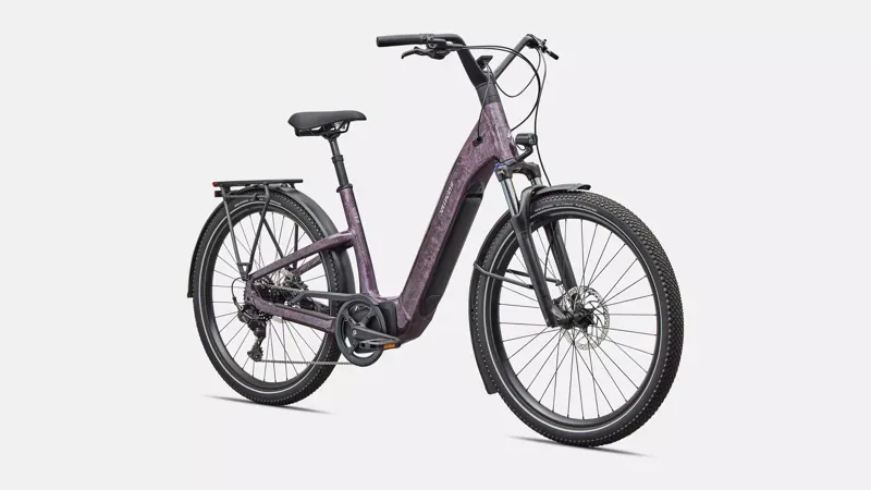 Specialized Turbo Como 4.0 Electric Hybrid Bike in Gloss Nebula Quartz Metallic Impasto-1