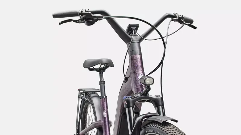 Specialized Turbo Como 4.0 Electric Hybrid Bike in Gloss Nebula Quartz Metallic Impasto-4