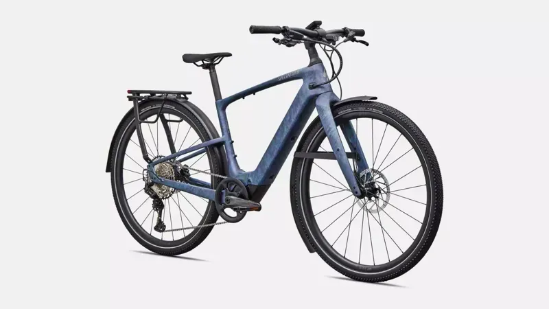 Specialized Turbo Vado SL 2 6.0 EQ Carbon Electric Hybrid Bike in Satin Grey Blue-1