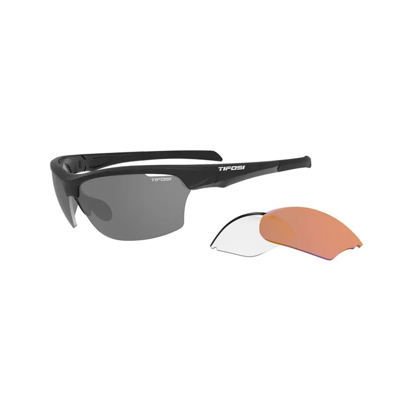 Tifosi Intense Interchangable Lens Sunglass in Black