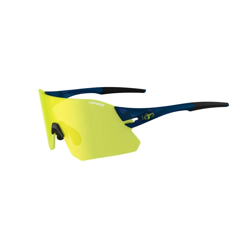 Tifosi Rail Interchangeable Clarion Lens Sunglasses in Midnight Navy/Yellow