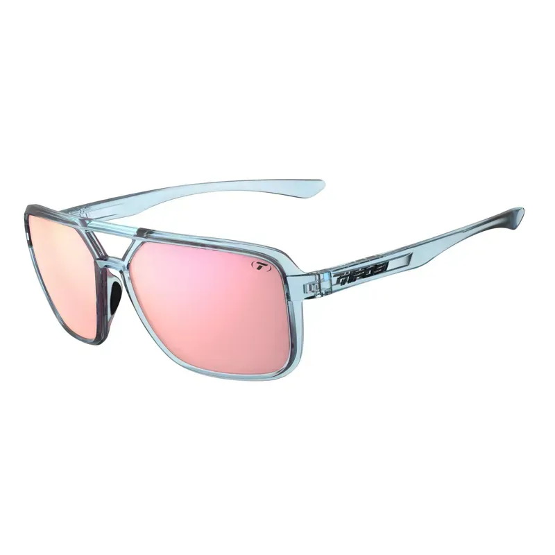 Tifosi Salto Single Lens Sunglasses In Blue Horizon Pink Mirror
