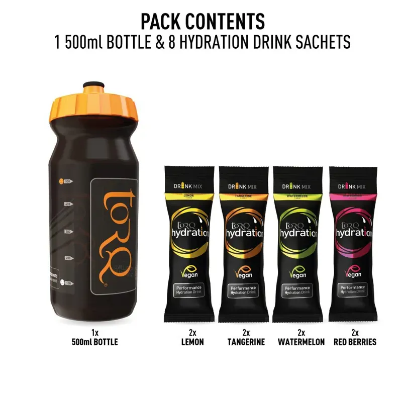 Torq 6-flavour Hydration Bottle Pack