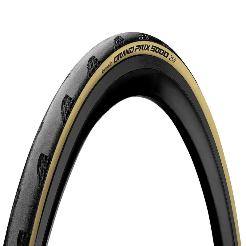 Continental Grand Prix 5000 BlackChili 700c Folding Tyre in Black/Cream