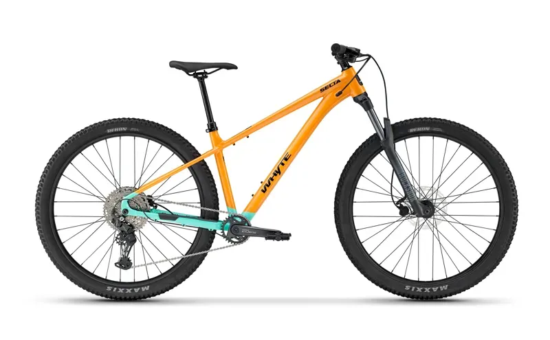 Whyte Secta S Hardtail Mountain Bike in Coral Orange/Turquoise