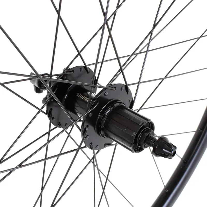 M Part Gravel Rear Wheel Shimano 6B Hub QR 135mm 700c in Black -2