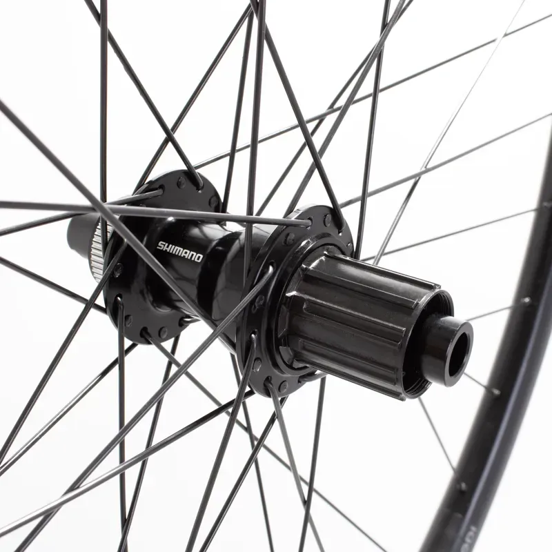 M Part Gravel Rear Wheel Shimano 142x12mm hub 700c in Black-2