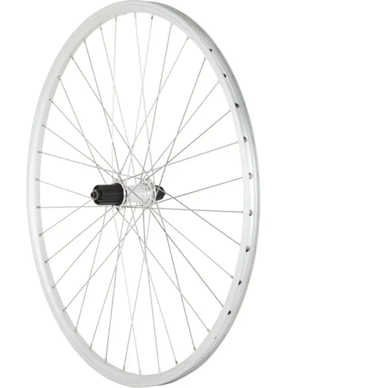 M Part Hybrid Rear Quick Release Wheel 36H 700c HG in Silver-1