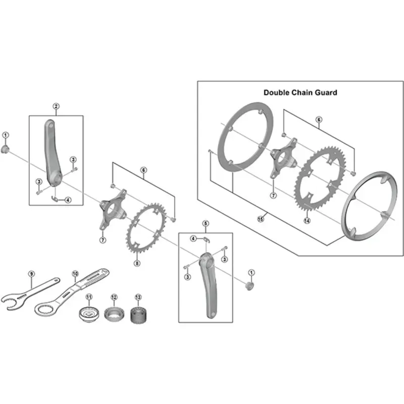 Shimano Steps SM-CRE 80 34-tooth Chainring in Black-1