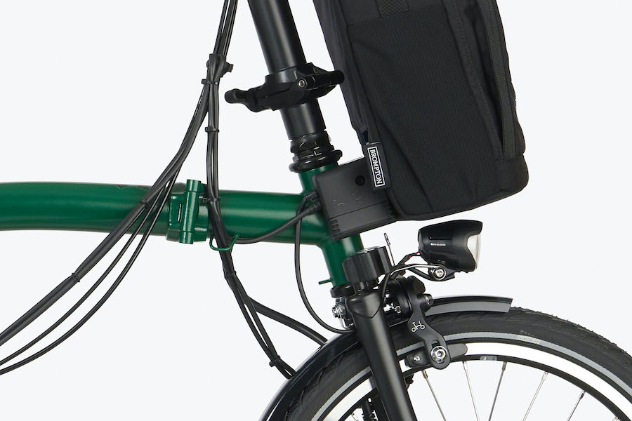 Brompton Folding Bike racing green