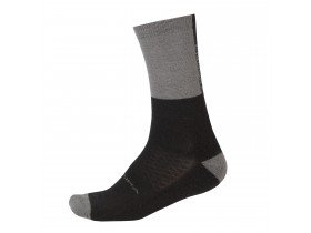 Endura Baabaa Merino II Winter Socks in Black and Grey
